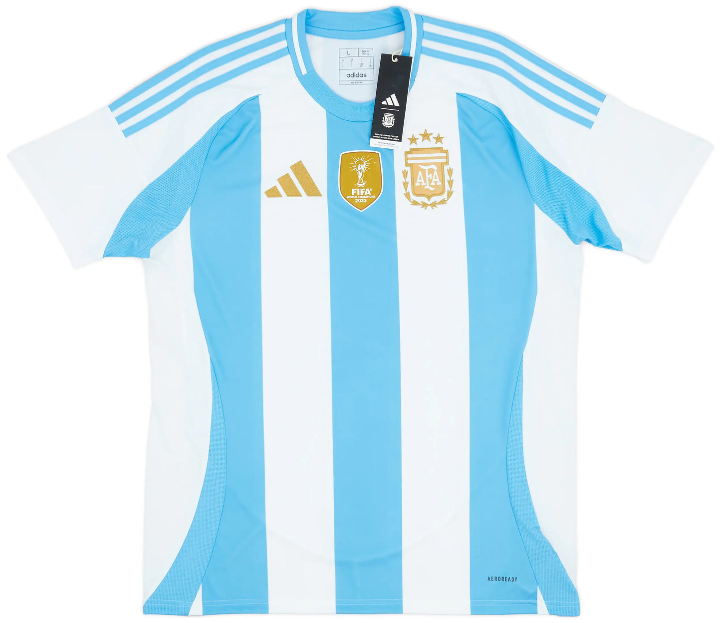Argentina Home Jersey Half Sleeves